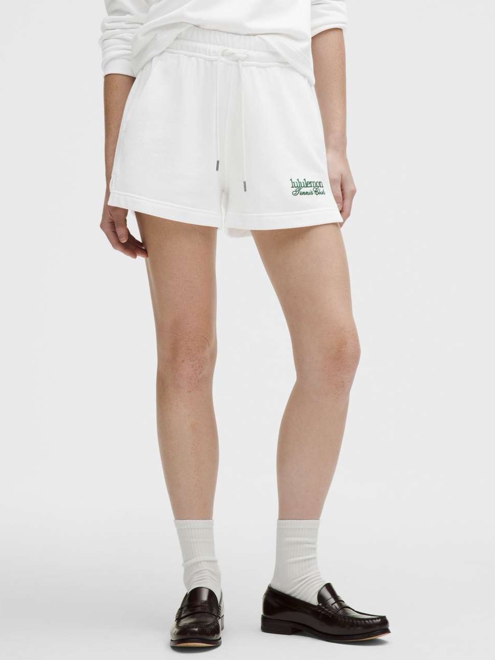 lululemon Tennis Club French Terry Cotton Drawstring Shorts